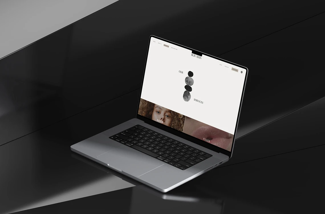 Bliv Skin Website Showcase