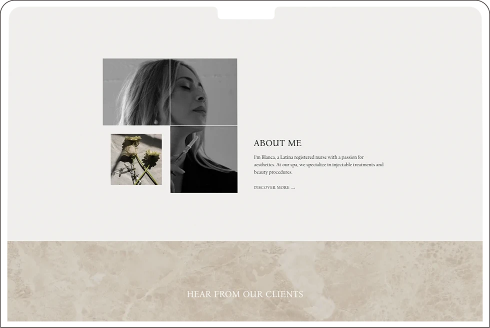 Bliv Skin Website