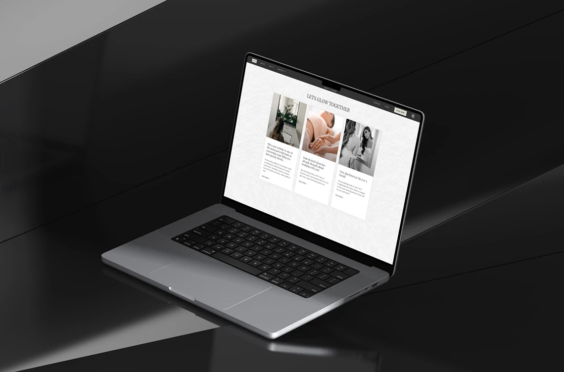 Merak Beauty Lounge Website Showcase