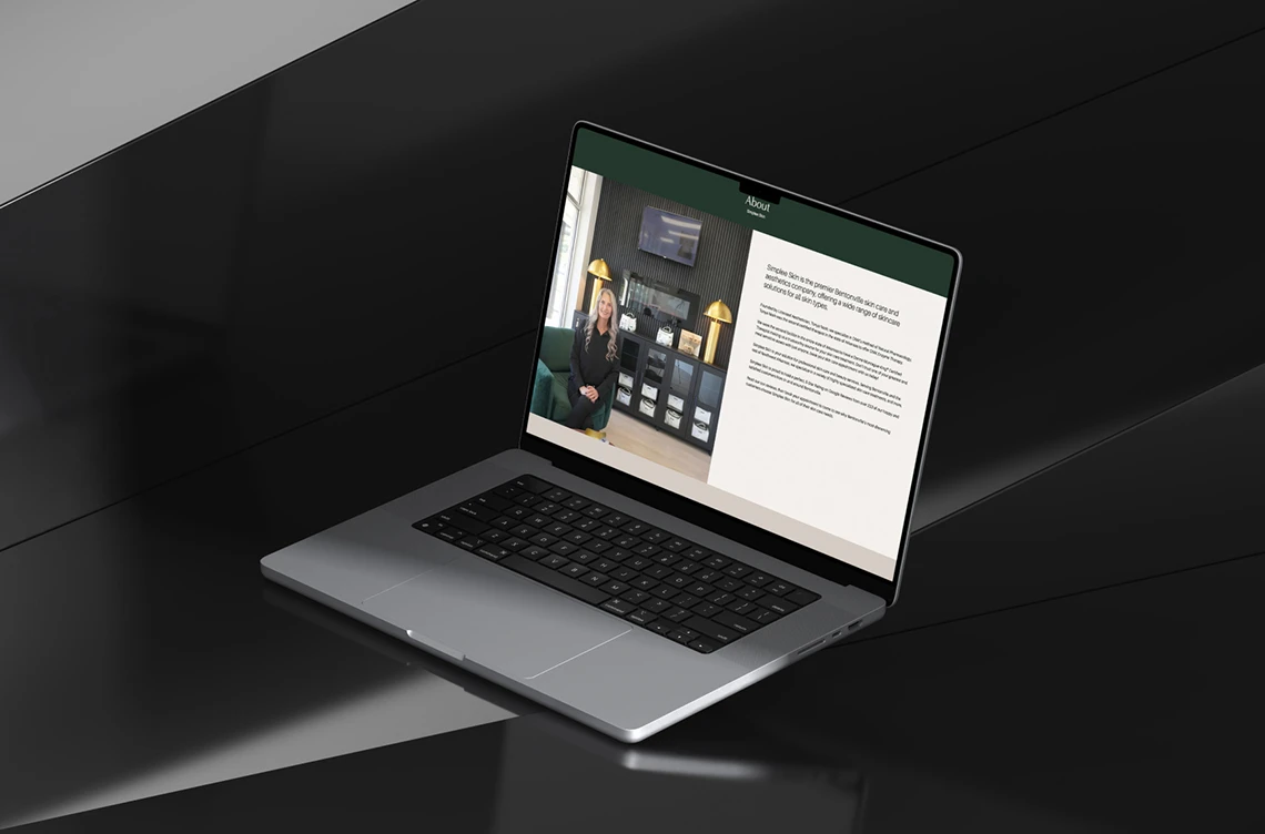 Simplee Skin Website Showcase