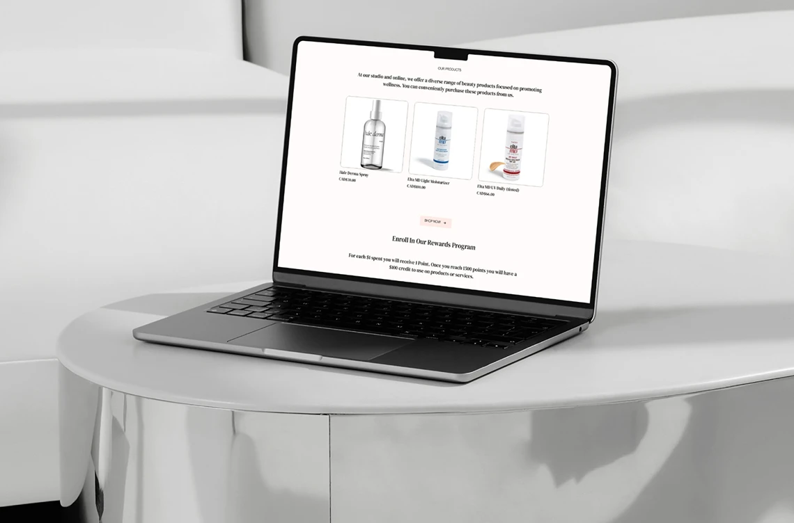 Skin Spa YYC Website Showcase