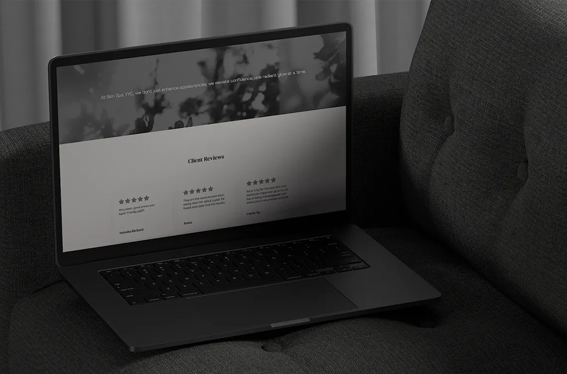 Skin Spa YYC Website Showcase
