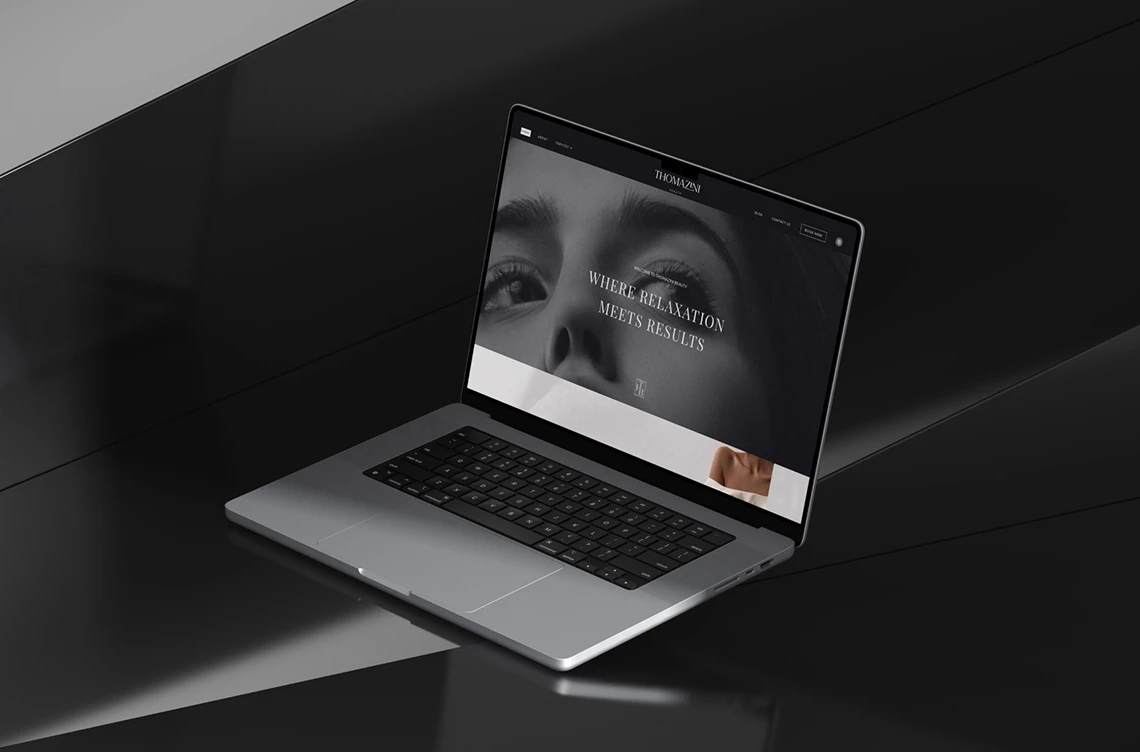Thomazini Beauty Website Showcase