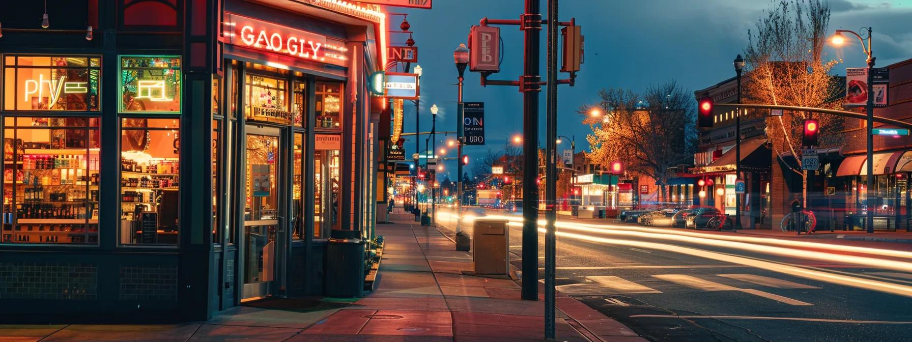 a vibrant medical spa storefront with a prominent google my business sign, surrounded by local landmarks and bustling streets. a vibrant medical spa storefront with a prominent google my business sign, surrounded by local landmarks and bustling streets.
