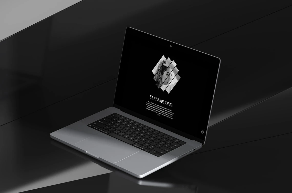 Eleni Milionis Website Showcase