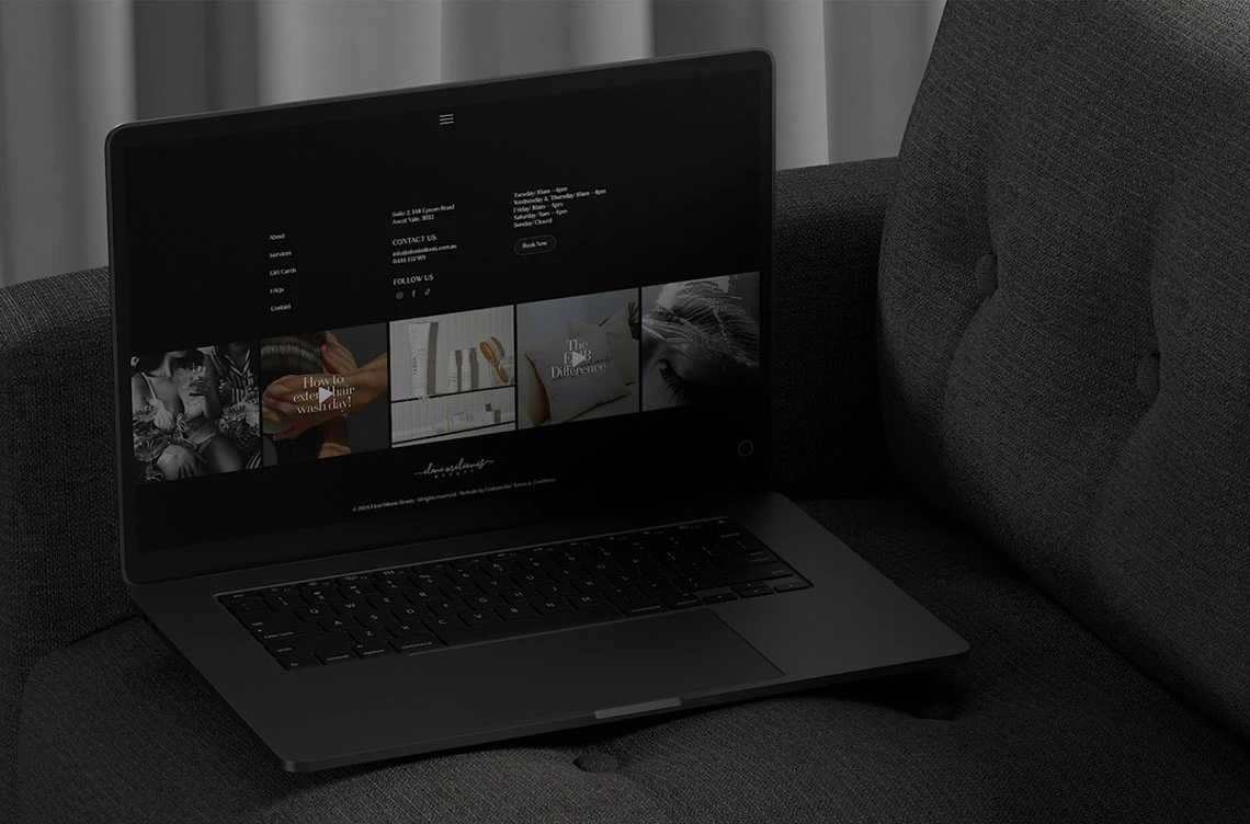 Eleni Milionis Website Showcase